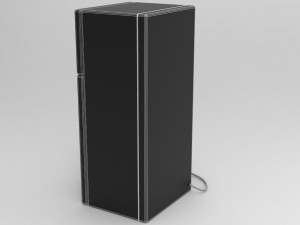 3d toons fridge model low-poly 3D Model