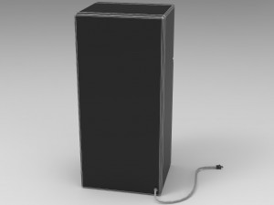 3d toons fridge model low-poly 3D Model