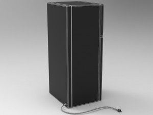 3d toons fridge model low-poly 3D Model