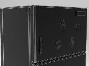 3d toons fridge model low-poly 3D Model