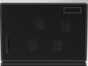 3d toons fridge model low-poly 3D Model