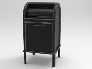 game ready mailbox pbr low-poly 3D Model