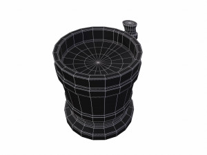 Stylized Mug GameReady Model Modello 3D