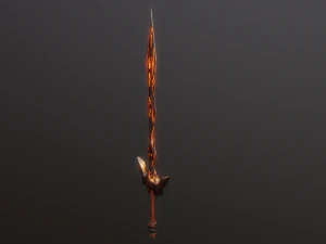 Stylizowany model Sword V1 GameReady PBR Model 3D