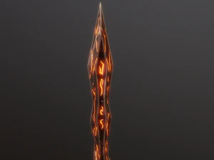 Stylizowany model Sword V1 GameReady PBR Model 3D