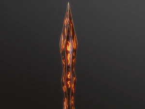 Stylizowany model Sword V1 GameReady PBR Model 3D