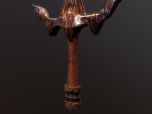 Stylized Sword V1 GameReady PBR Model Modelo 3D