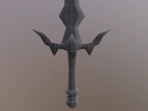 Stylizowany model Sword V1 GameReady PBR Model 3D
