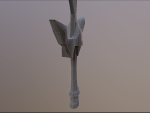 Stylized Sword V1 GameReady PBR Model Modelo 3D