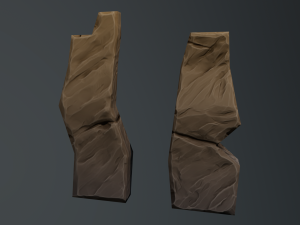 Stylized Runestone GameReady Model 3Dモデル
