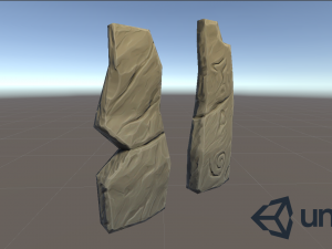 Stylized Runestone GameReady Model 3Dモデル