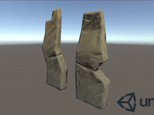 Stylized Runestone GameReady Model 3D Model