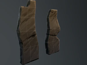 Stylized Runestone GameReady Model 3D Model