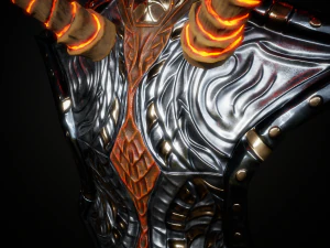 Stylized Warrior Shield GameReady 3D Model