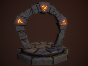 Stylized Portal V1 Modelo 3D
