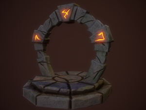 Stylized Portal V1 Model 3D
