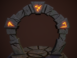 Stylized Portal V1 Model 3D