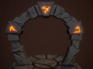 Stylized Portal V1 3D Model