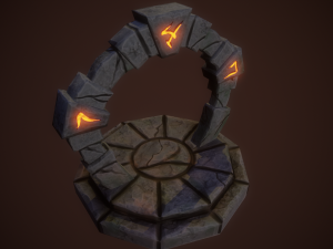 Stylized Portal V1 Model 3D