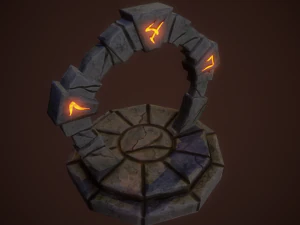Stylized Portal V1 3D Model