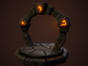Stylized Portal V1 Model 3D