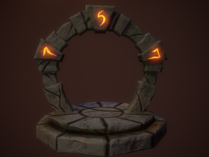 Stylized Portal V1 Model 3D