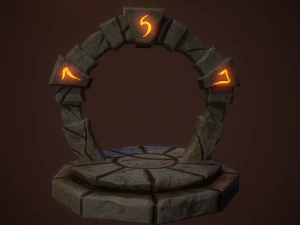 Stylized Portal V1 3D Model