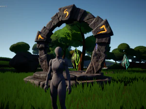 Stylized Portal V1 3D Model