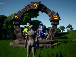 Stylized Portal V1 3D Model