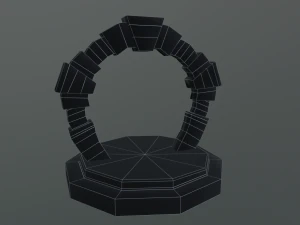 Stylized Portal V1 3D Model