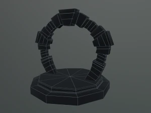 Stylized Portal V1 3D Model
