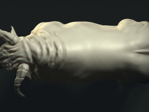 High Poly Sculpt Bull Model 3D Model