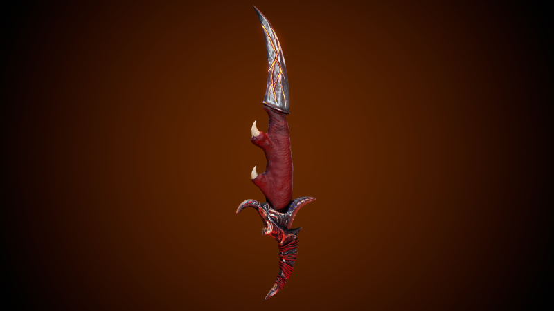 Stylized Fantastic Sword Modèle 3D .c4d .max .obj .3ds .fbx .stl .blend
