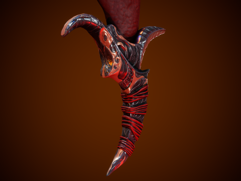 Stylized Fantastic Sword Modèle 3D