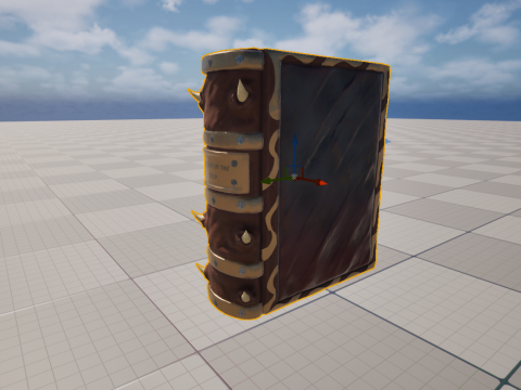 3D Demonic Spellbook Stylized Fantasy Book 3Dモデル