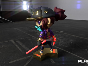 league of legends - akali kda 3D Model