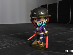 league of legends - akali kda 3D Model