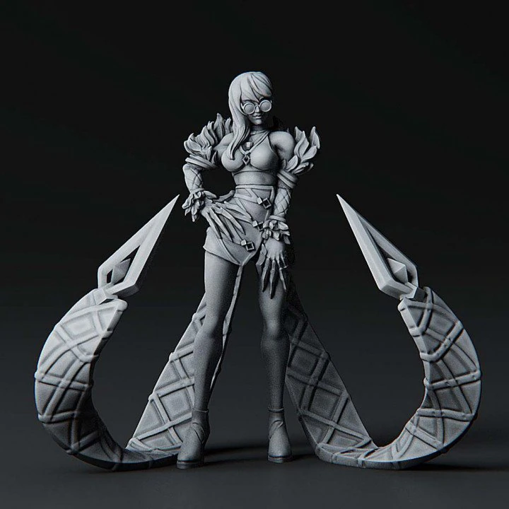 Тривимірна друкована модель League of Legends kda evelynn 3D Модель .c4d .max .obj .3ds .fbx .stl .blend 