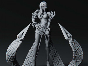 League of legends kda evelynn 3d print model 3D 模型