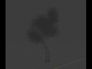DETAILED Tree in the meadow blend obj fbx and stl 3Dモデル