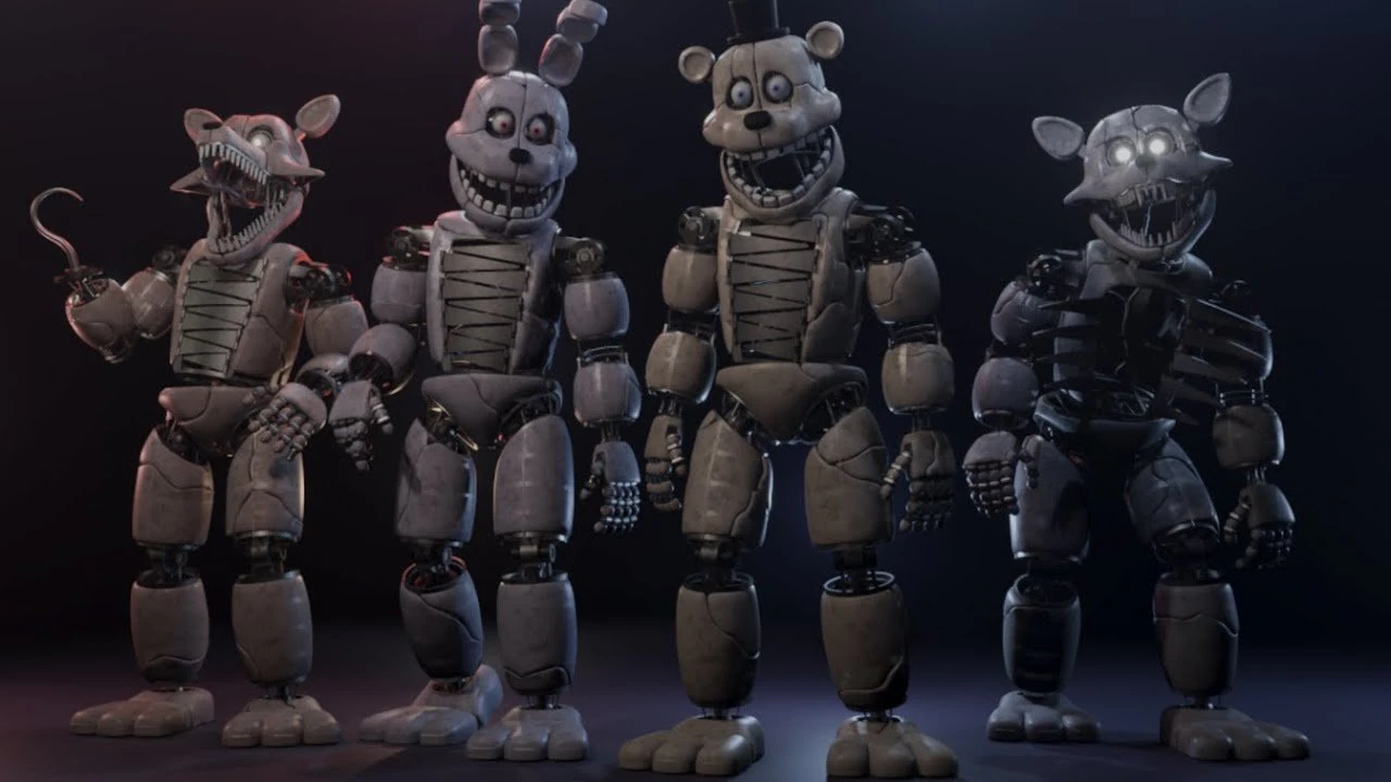 The fnaf s 3D Model .c4d .max .obj .3ds .fbx .stl .blend