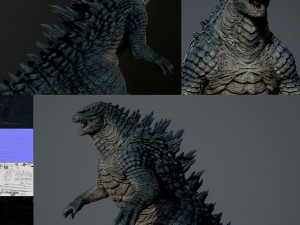 Godzilla 3D Model