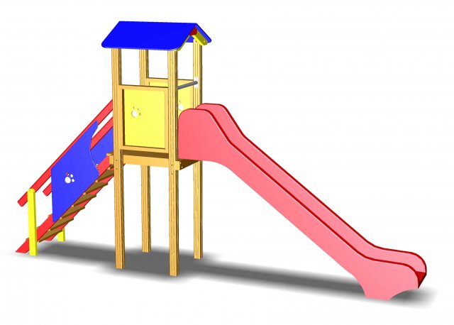 playground slide 3D Model .c4d .max .obj .3ds .fbx .stl .blend 