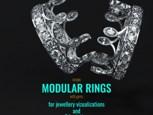 modular rings 3D 打印模型