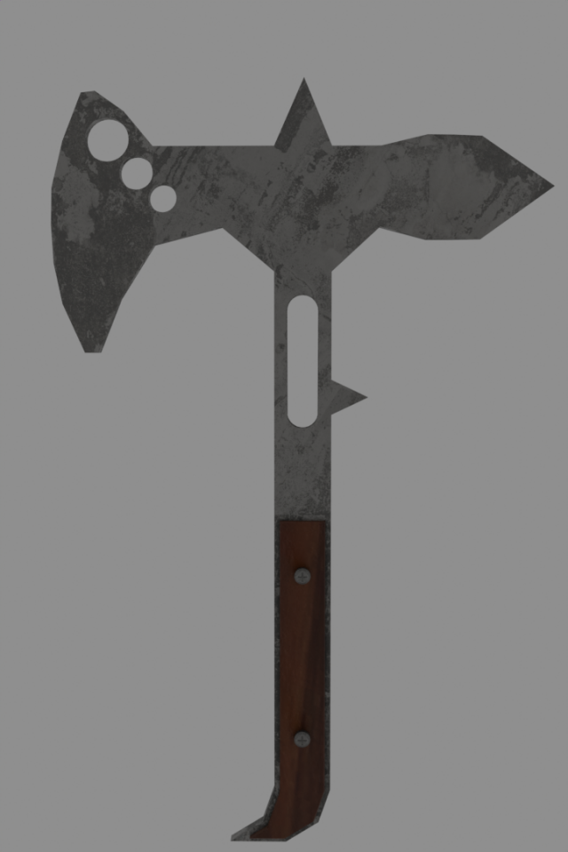Axe Modello 3D .c4d .max .obj .3ds .fbx .stl .blend 
