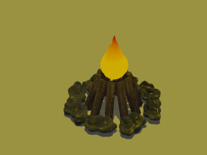 Campfire 3D Model