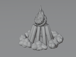 Campfire 3D Model