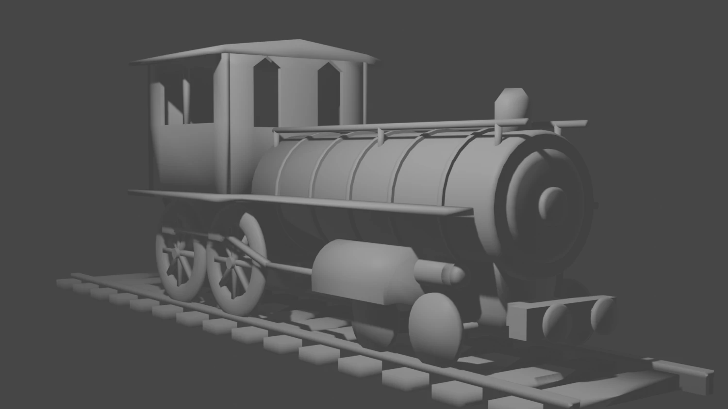 Train toy 3D Model .c4d .max .obj .3ds .fbx .stl .blend 