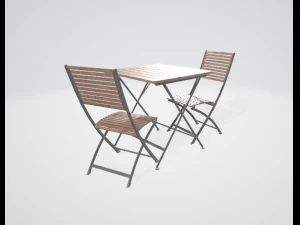 Mesa e cadeira Modelo 3D