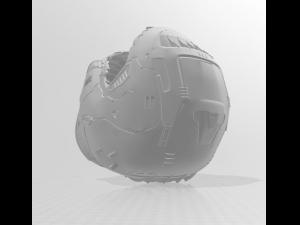 Doom Eternal helmet - DOOMSLAYER 3D Print Model